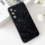 For Samsung Galaxy A55 5G Starry Sky TPU Shockproof MagSafe Phone Case(Black)