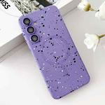 For Samsung Galaxy A55 5G Starry Sky TPU Shockproof MagSafe Phone Case(Purple)