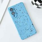 For Samsung Galaxy S25 Edge 5G Starry Sky TPU Shockproof MagSafe Phone Case(Sierra Blue)