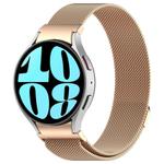For Samsung Galaxy Watch7 / FE / 6 / 5 / 4 xDfind Milan Magnetic Quick Release Stainless Steel Watch Band(Rose Gold)