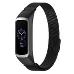 For Samsung Galaxy Fit2 xDfind Watch Frame Integrated Milan Stainless Steel Watch Band(Black)