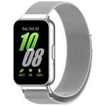 For Samsung Galaxy Fit 3 xDfind Milan Magnetic Stainless Steel Watch Band(Silver)