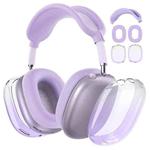 For Apple AirPods Max Headphones Gradient TPU Protective Case(Pink Purple)