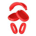 For Apple AirPods Max Headphones Silicone Protective Case(Red)
