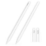For Apple Pencil 2 / Pro Integrated Anti-roll Silicone Protective Stylus Pen Case(Transparent)