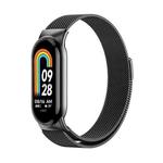 For Xiaomi Mi Band 8 / 8 NFC xDfind Milan Magnetic Stainless Steel Watch Band(Black)