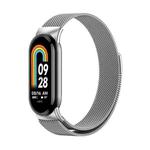 For Xiaomi Mi Band 8 / 8 NFC xDfind Milan Magnetic Stainless Steel Watch Band(Silver)