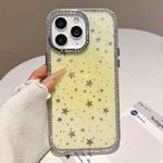 For iPhone 11 Pro Max Holographic Starry Pattern TPU Hybrid IMD Full Coverage Phone Case(Orange)