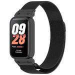 For Redmi Band 2 / Xiaomi Smart Band 8 Active xDfind Watch Frame Integrated Milan Magnetic Metal Watch Band(Black)