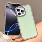 For iPhone 16 Pro Max Colorful Glitter TPU Hybrid IMD Full Coverage Phone Case(Green)