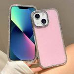 For iPhone 13 / 14 Colorful Glitter TPU Hybrid IMD Full Coverage Phone Case(Pink)