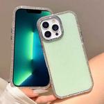 For iPhone 13 Pro Max Colorful Glitter TPU Hybrid IMD Full Coverage Phone Case(Green)