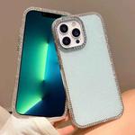 For iPhone 13 Pro Max Colorful Glitter TPU Hybrid IMD Full Coverage Phone Case(Blue)