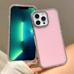 For iPhone 13 Pro Max Colorful Glitter TPU Hybrid IMD Full Coverage Phone Case(Pink)