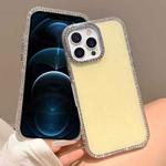 For iPhone 12 Pro Max Colorful Glitter TPU Hybrid IMD Full Coverage Phone Case(Gold)