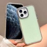 For iPhone 11 Pro Max Colorful Glitter TPU Hybrid IMD Full Coverage Phone Case(Green)