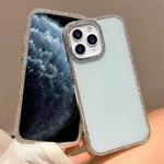 For iPhone 11 Pro Max Colorful Glitter TPU Hybrid IMD Full Coverage Phone Case(Blue)