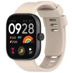 For Redmi Watch 5 / Watch 4 xDfind Solid Color Silicone Sports Watch Band(Starlight)