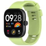 For Redmi Watch 5 / Watch 4 xDfind Solid Color Silicone Sports Watch Band(Lime Green)
