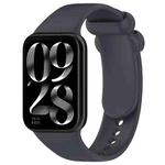 For Xiaomi Smart Band 9 Pro / 8 Pro xDfind Solid Color Black Buckle Silicone Watch Band(Dark Grey)