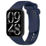 For Xiaomi Smart Band 9 Pro / 8 Pro xDfind Solid Color Black Buckle Silicone Watch Band(Midnight Blue)