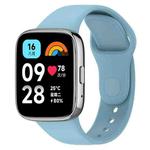 For Redmi Watch 3 Active / Redmi Watch 3 Lite xDfind Solid Color Silicone Watch Band(Blue)