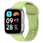For Redmi Watch 3 Active / Redmi Watch 3 Lite xDfind Solid Color Silicone Watch Band(Lime)