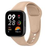 For Redmi Watch 3 Active / Watch 3 Lite xDfind Solid Color Silicone Watch Band(Pink)
