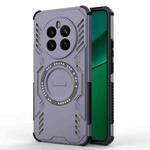 For Realme 12+ 5G Global / P1 5G Global Butterfly Armor MagSafe Magnetic Ring Shockproof Phone Case(Purple)