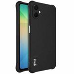 For Samsung Galaxy A06 5G imak Shockproof Airbag TPU Phone Case(Matte Black)