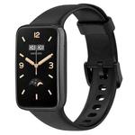 For Xiaomi Mi Band 7 Pro xDfind Solid Color Silicone Watch Band(Black)