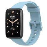 For Xiaomi Mi Band 7 Pro xDfind Solid Color Silicone Watch Band(Light Blue)