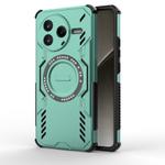 For Redmi K80 5G Butterfly Armor MagSafe Magnetic Ring Shockproof Phone Case(Light Green)