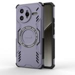 For Redmi K80 Pro 5G Butterfly Armor MagSafe Magnetic Ring Shockproof Phone Case(Purple)