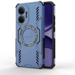 For Redmi Turbo 4 Pro 5G Butterfly Armor MagSafe Magnetic Ring Shockproof Phone Case(Blue)