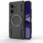For Redmi Turbo 4 Pro 5G Butterfly Armor MagSafe Magnetic Ring Shockproof Phone Case(Black)