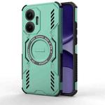 For Redmi Turbo 4 Pro 5G Butterfly Armor MagSafe Magnetic Ring Shockproof Phone Case(Light Green)