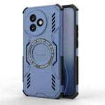 For Redmi K80 Ultra 5G Butterfly Armor MagSafe Magnetic Ring Shockproof Phone Case(Blue)