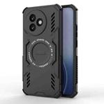 For Redmi K80 Ultra 5G Butterfly Armor MagSafe Magnetic Ring Shockproof Phone Case(Black)