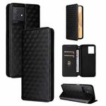 For Cubot Note 50 Cubic Grid Texture Flip Leather Phone Case(Black)