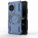 For Huawei nova 14 5G Butterfly Armor MagSafe Magnetic Ring Shockproof Phone Case(Blue)