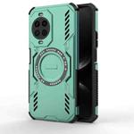For Huawei nova 14 5G Butterfly Armor MagSafe Magnetic Ring Shockproof Phone Case(Light Green)