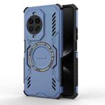 For Huawei nova 14 Pro 5G Butterfly Armor MagSafe Magnetic Ring Shockproof Phone Case(Blue)
