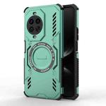 For Huawei nova 14 Pro 5G Butterfly Armor MagSafe Magnetic Ring Shockproof Phone Case(Light Green)