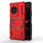 For Huawei nova 14 Pro 5G Butterfly Armor MagSafe Magnetic Ring Shockproof Phone Case(Red)
