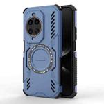 For Huawei nova 14 Ultra 5G Butterfly Armor MagSafe Magnetic Ring Shockproof Phone Case(Blue)