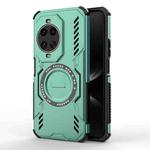 For Huawei nova 14 Ultra 5G Butterfly Armor MagSafe Magnetic Ring Shockproof Phone Case(Light Green)