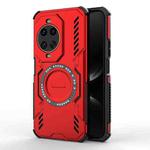 For Huawei nova 14 Ultra 5G Butterfly Armor MagSafe Magnetic Ring Shockproof Phone Case(Red)
