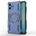 For Samsung Galaxy A06 4G Butterfly Armor MagSafe Magnetic Ring Shockproof Phone Case(Blue)