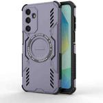 For Samsung Galaxy A16 5G Butterfly Armor MagSafe Magnetic Ring Shockproof Phone Case(Purple)